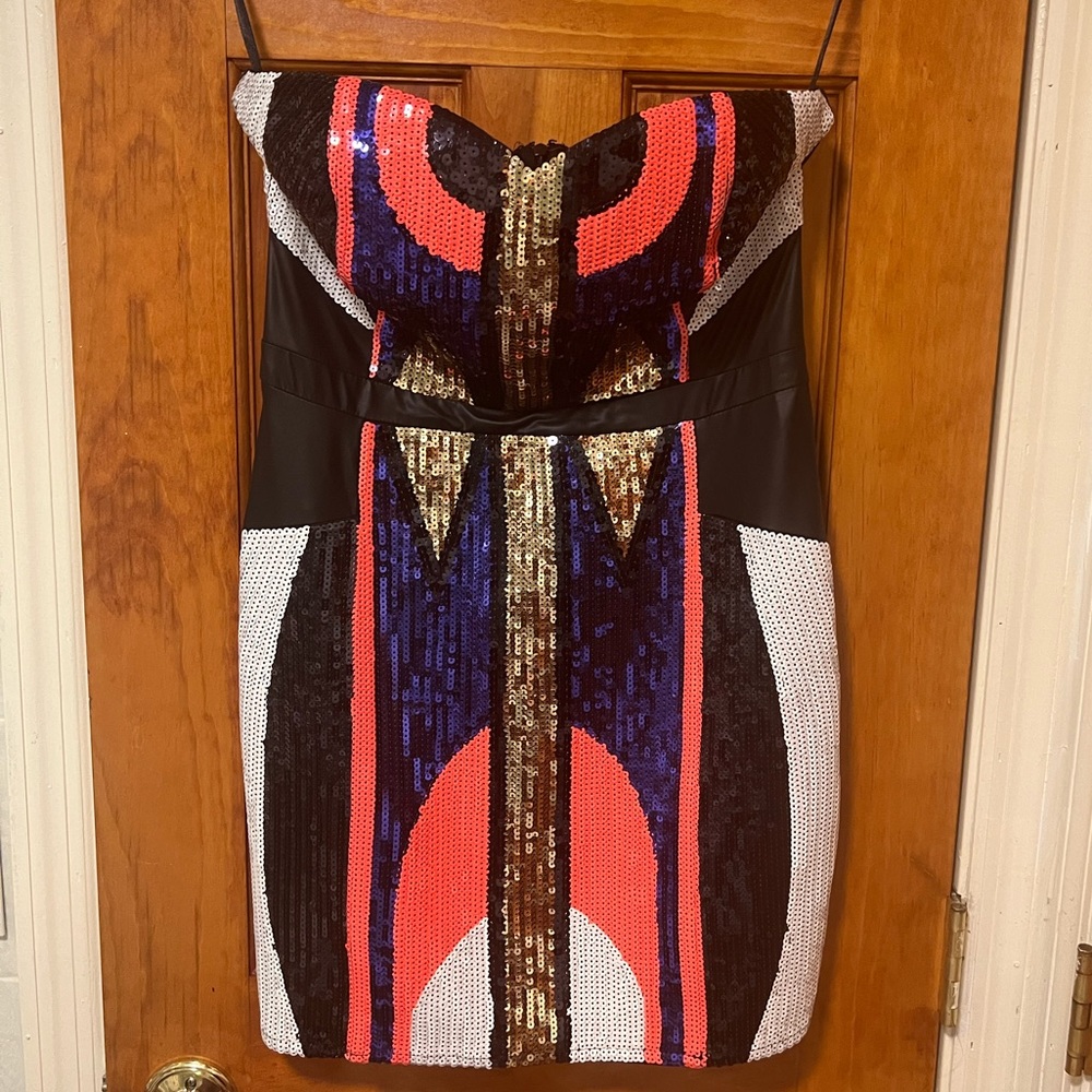 Brand new multicolor sequence dress ! So cute for prom/ wedding / birthday / wed